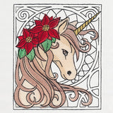 Art Nouveau Christmas - Unicorn
