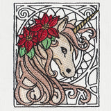 Art Nouveau Christmas - Unicorn