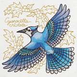Yuletide Medley - Painted Blue Jay
