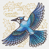 Yuletide Medley - Painted Blue Jay