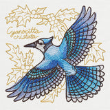 Yuletide Medley - Painted Blue Jay