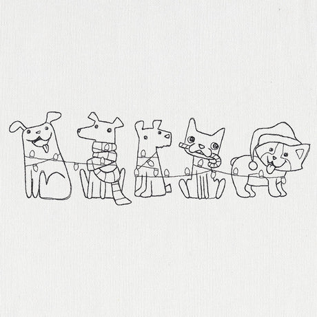 Tangled Pups Border