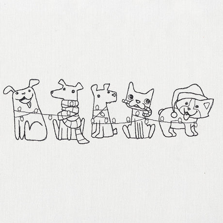 Tangled Pups Border