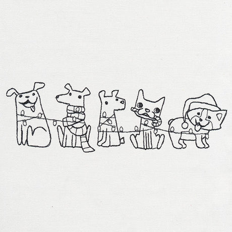 Tangled Pups Border