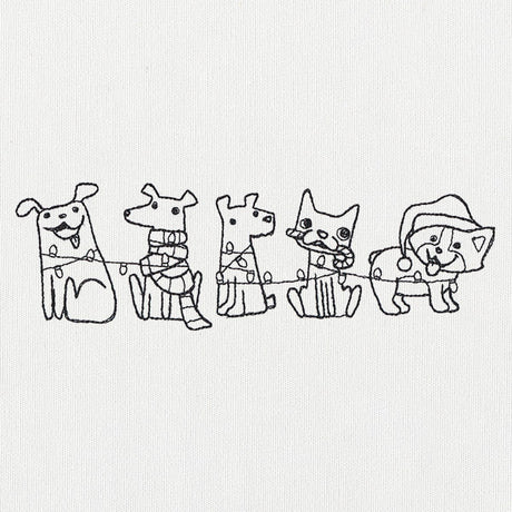 Tangled Pups Border