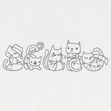 Tangled Kittens Border