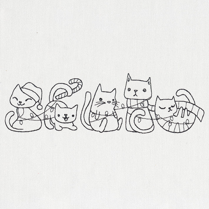 Tangled Kittens Border