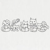 Tangled Kittens Border