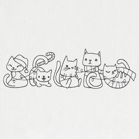 Tangled Kittens Border