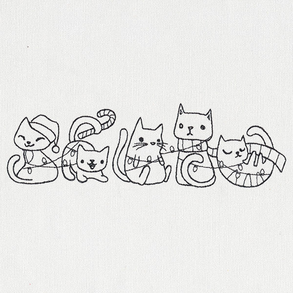 Tangled Kittens Border