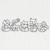Tangled Kittens Border