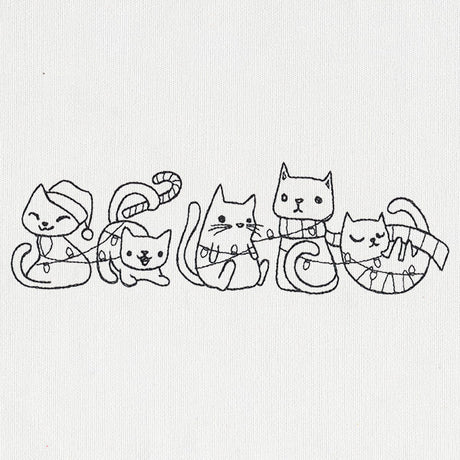 Tangled Kittens Border
