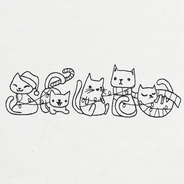 Tangled Kittens Border