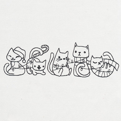 Tangled Kittens Border