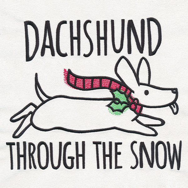 Christmas Punimals - Dachshund Through the Snow