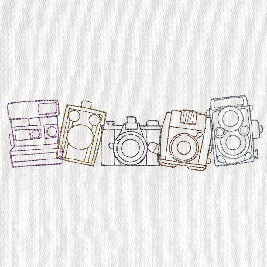 Vintage Camera Border – Urban Threads