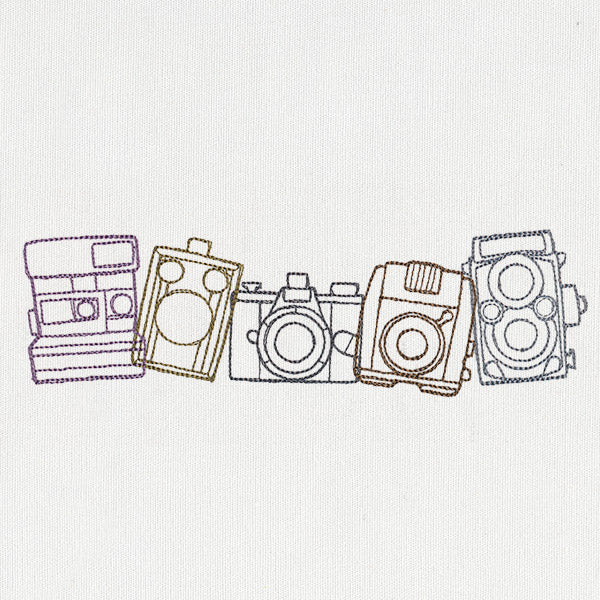 Vintage Camera Border – Urban Threads