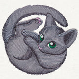 Curled Up Kitty