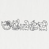Playful Kittens Border