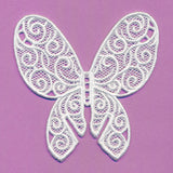 Wine Glass Butterfly (Lace)
