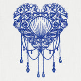 Draped Mermaid Heart