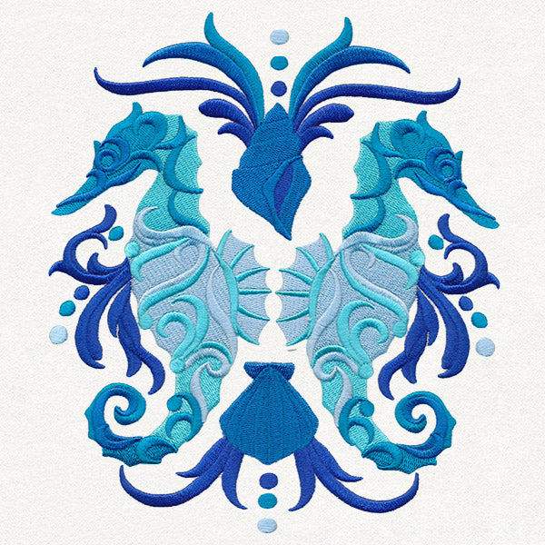 Baroque Seas - Seahorse Crest