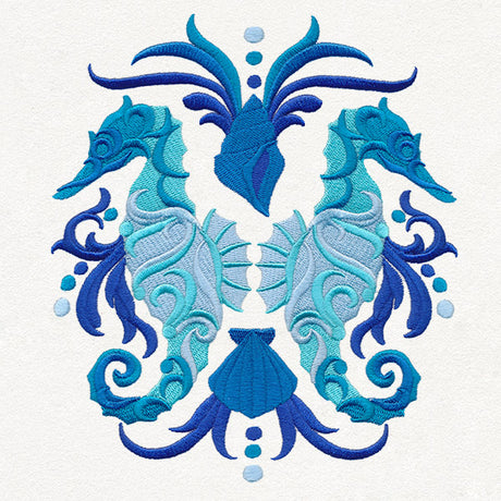 Baroque Seas - Seahorse Crest