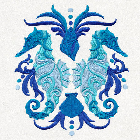 Baroque Seas - Seahorse Crest
