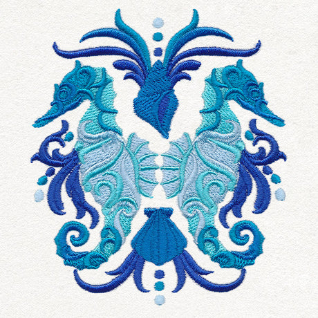 Baroque Seas - Seahorse Crest