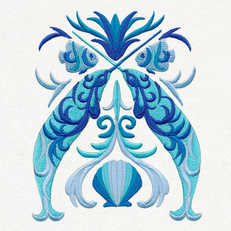 Baroque Seas - Narwhal Crest