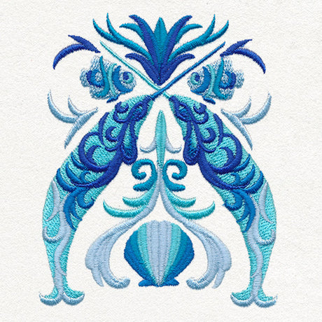 Baroque Seas - Narwhal Crest