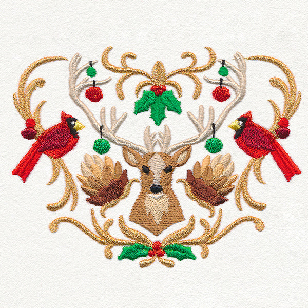 Folksy Christmas Crest