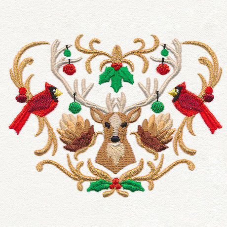 Folksy Christmas Crest
