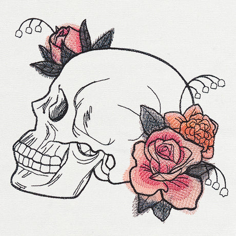 Dire Blooms - Skull