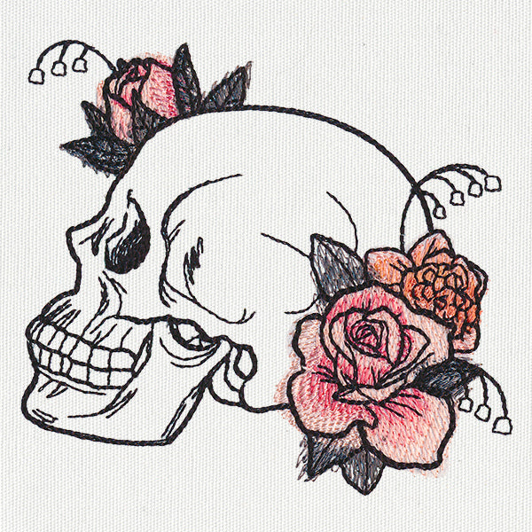 Dire Blooms - Skull – Urban Threads
