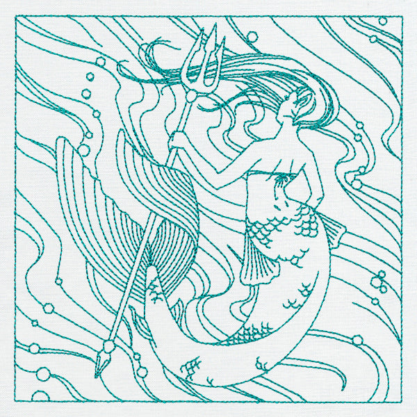 Fantasy Quilting - Mermaid