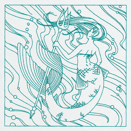 Fantasy Quilting - Mermaid