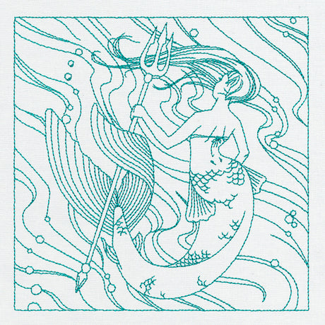 Fantasy Quilting - Mermaid