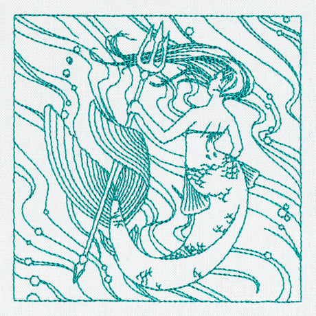 Fantasy Quilting - Mermaid