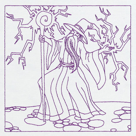 Fantasy Quilting - Wizard