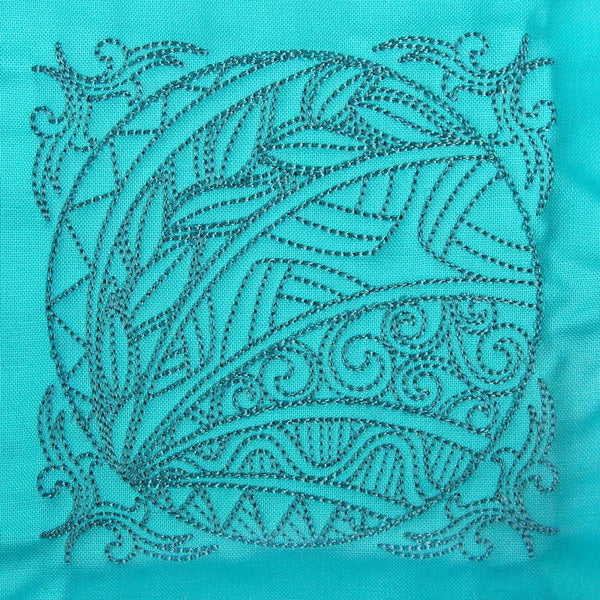 Doodle Quilting Square