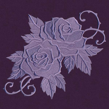 Baroque Roses - Angled Flourish