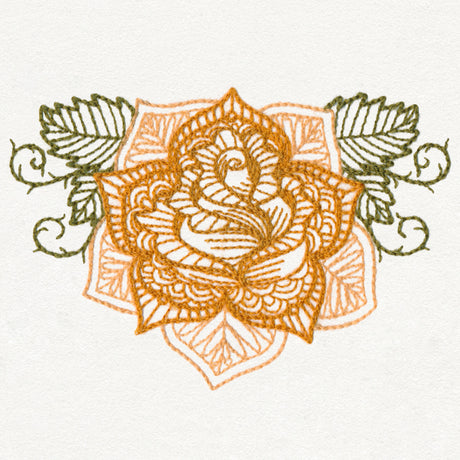 Delicate Rose (Thick Thread)