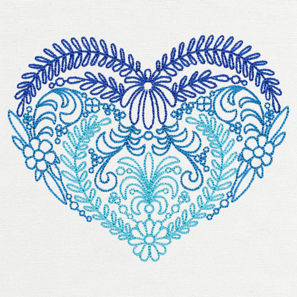 アート・デザイン・音楽 Bilder des Herzens. Schriftkunstwerke Vintage Folk Heart – Urban Threads