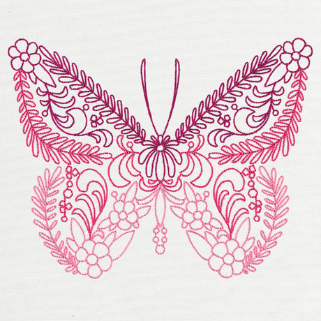 Vintage Folk Butterfly