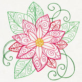 Yuletide Spirals - Poinsettia