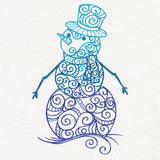 Yuletide Spirals - Snowman