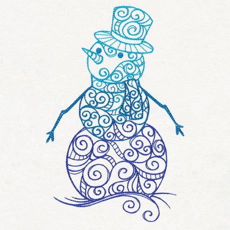 Yuletide Spirals - Snowman