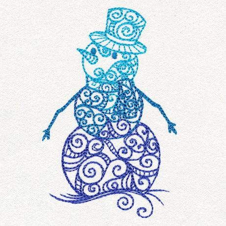 Yuletide Spirals - Snowman