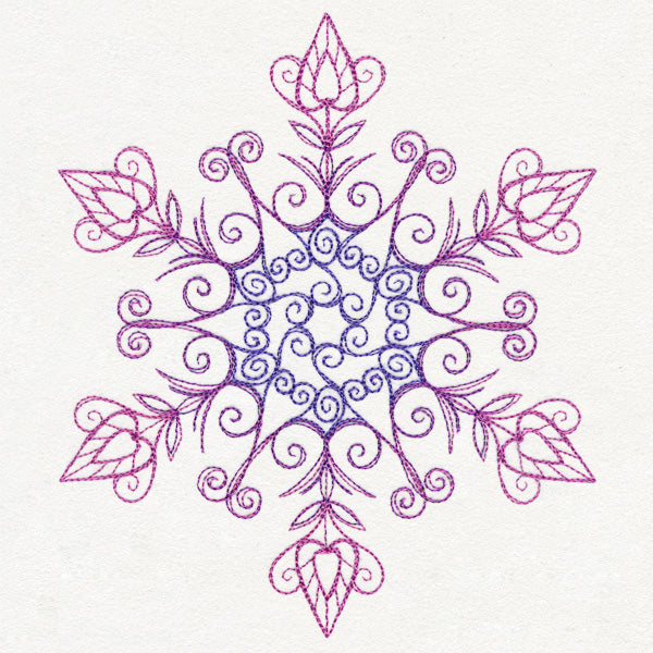 Yuletide Spirals - Snowflake